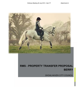 Rms - Property Transfer Proposal Berry