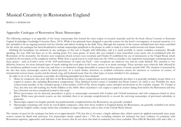 Musical Creativity in Restoration England