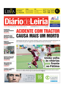 Acidente Com Tractor Causa Mais Um Morto