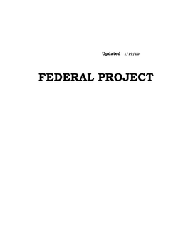 Federal Project