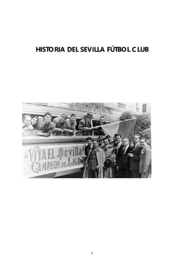 Historia Del Sevilla Fútbol Club