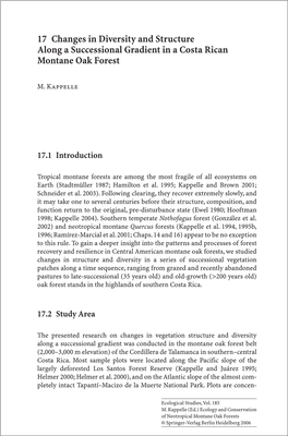 17 Changes in Diversity and Structure Along a Successional Gradient in a Costa Rican Montane Oak Forest
