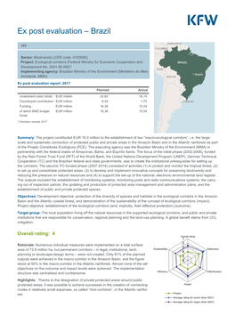 Ecological Corridors (Federal Ministry for Economic Cooperation and Development No