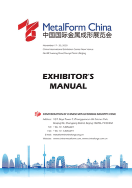Exhibitor's Manual