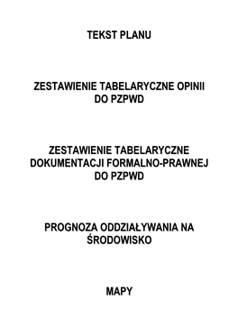 Plan Zagospodarowania Przestrzennego Województwa Dolnośląskiego