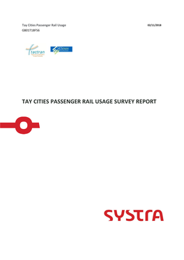 Tay Cities Passenger Rail Use Survey