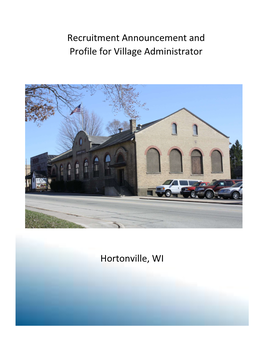 Recruitment Announcement and Profile for Village Administrator