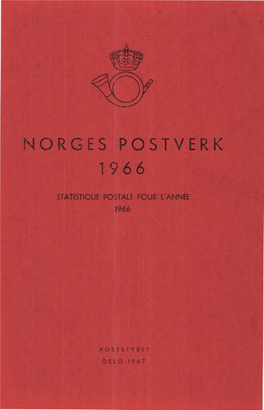 Norges Postverk 1966