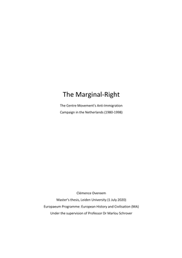 The Marginal-Right