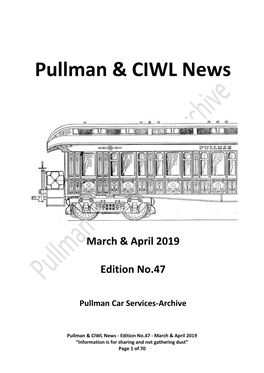 Pullman Car Services-Archive