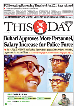 Buhari Approves More Personnel, Salary Increase for Police Force