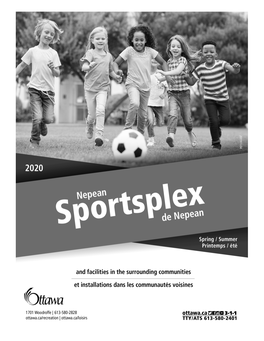 Current Nepean Sportsplex Guide