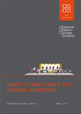 Guide to Scotland's 2017 Council Elections