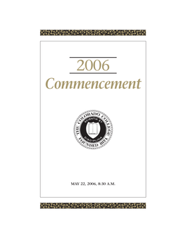 2006 Commencement