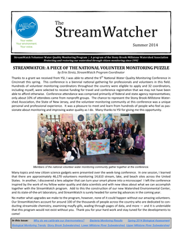 Streamwatcher Summer 2014