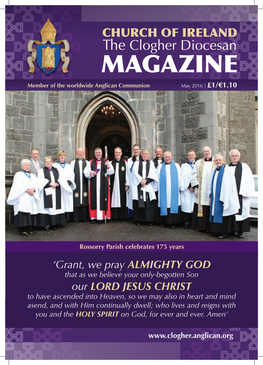 MAGAZINE Member of the Worldwide Anglican Communion May 2016 | £1/¤1.10