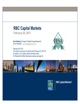 RBC Capital Markets February 28, 2013