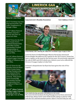 Limerick GAA Newsletter Feb 1St 2013-1