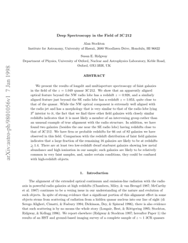 Deep Spectroscopy in the Field of 3C