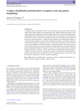 A Galaxy Classification Grid That Better Recognizes Early-Type Galaxy