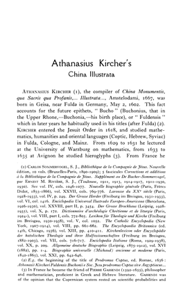 Athanasius Kircher's: China Illustrata