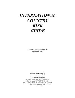 Icrg, Sept. 2003