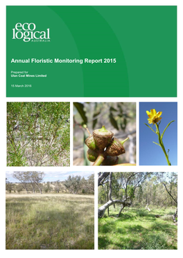 Annual Floristic Monitoring Report 2015