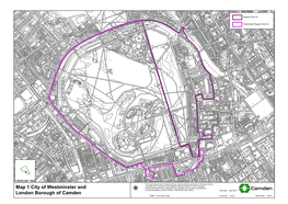 Map 1 City of Westminster and London Borough Of