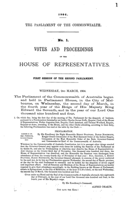 House of Representatives