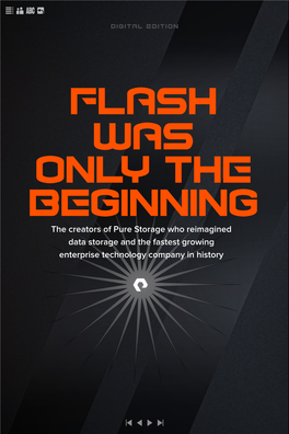 Flash Was Only the Begining Book | Pure Storage