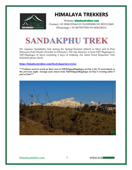 Sandakphu-Trek-Brochure.Pdf