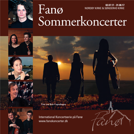 Fanø Sommerkoncerter Certer