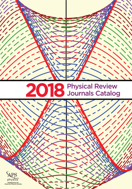 2018Physical Review Journals Catalog