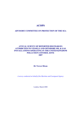 Advisory Committee on Protection of the Sea