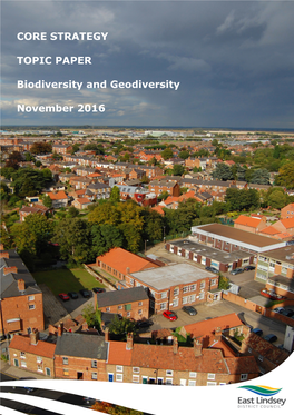 CORE STRATEGY TOPIC PAPER Biodiversity and Geodiversity