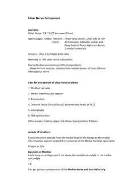 Ulnar Nerve Entrapment.Pdf