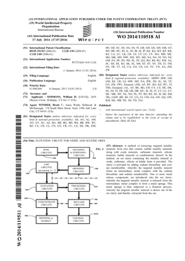 WO 2014/110518 Al 17 July 2014 (17.07.2014) P O P C T