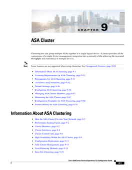 Cisco Asa Clustering Configuration Example