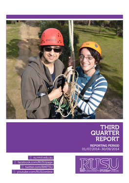THIRD QUARTER Report Reporting Period 01/07/2014–30/09/2014