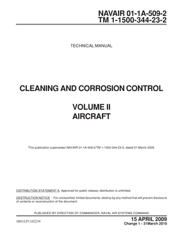 Cleaning and Corrosioncontrol Volume