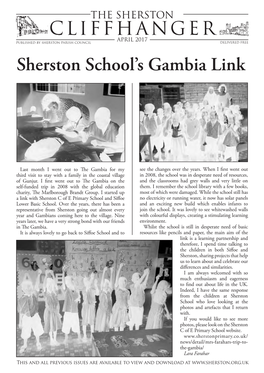 Sherston School's Gambia Link