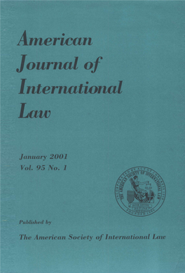 American Journal of International Law