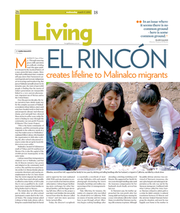 Creates Lifeline to Malinalco Migrants Art in Weavings and Woodcarving