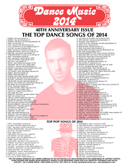The Top Dance Songs of 2014 1
