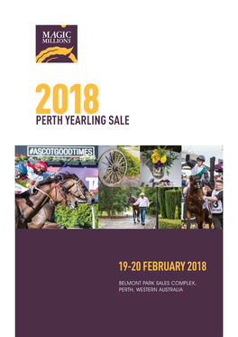 Perth Yearling Sale 19-20 February 2018