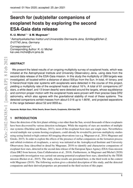 Search for (Sub) Stellar Companions of Exoplanet Hosts by Exploring The