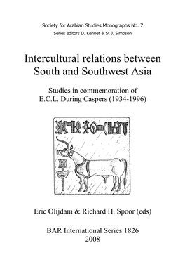 Intercultural Relations Between South and Southwest Asia