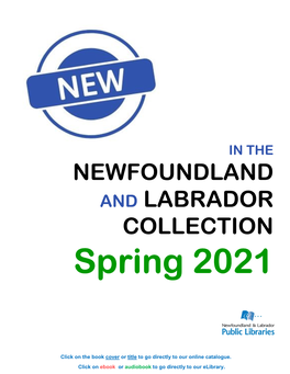 NEWFOUNDLAND and LABRADOR COLLECTION Spring 2021