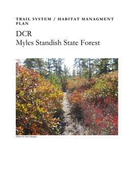 DCR Myles Standish State Forest