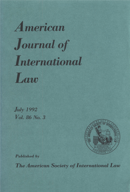 American Journal of International Law